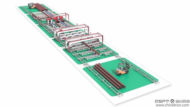 移动车间式管道预制生产线(图2)